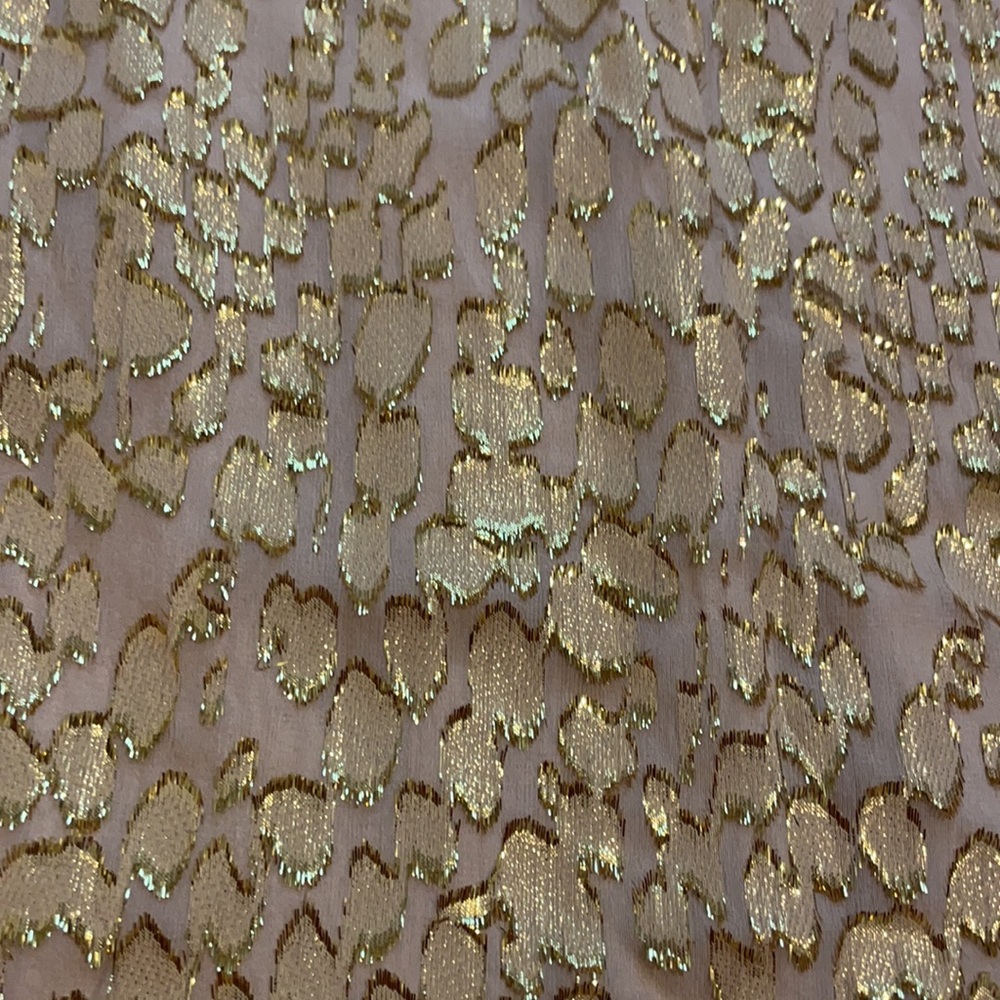Gold Lilly Pulitzer Betty Chiffon Racerback Tank Dress - Picture 3 of 4